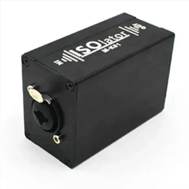 Main image of XLR Audio Isolator Noise Reduction Filter Eliminates Current Noise Dual Channel 6.5 XLR Mixer Audio