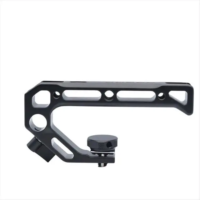 Alt view image 2 of 6 - Camera Top Handle Hand Grip Handgrip Camera Cage Handle for Dslr Camera Cage Microphone Shoe Mount Black