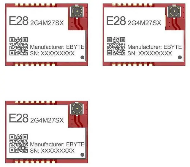 Main image of 3X SX1280 RF Module CDSENET E28-2G4M27SX 27Dbm 8KM Compatible High Speed Lora SMD PA+LNA GFSK FLRC