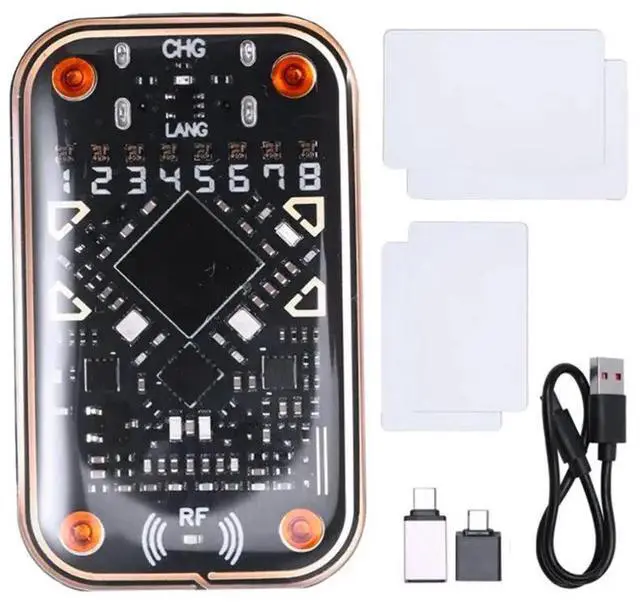 Main image of Chameleon Ultra V2.0 RFID Smart Chip Reader Smart Card Emulator+2XCUID/UID Card 125K 13.56M Card Decode Duplicat