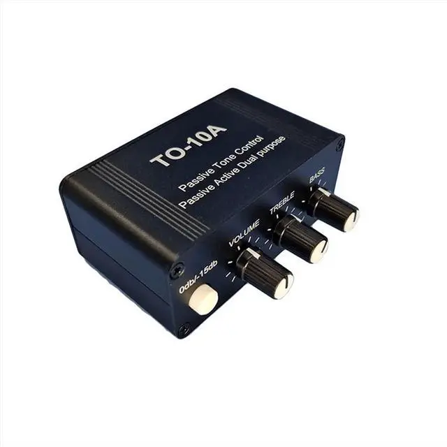 Main image of To-10A NE5532 Stereo Music Audio Signal Pre-Amplifier Amp Headphone Amplifier Board Treble Volume Control Tone EU