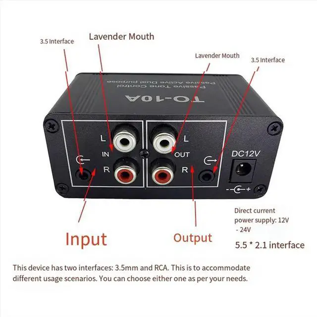Alt view image 2 of 3 - To-10A NE5532 Stereo Music Audio Signal Pre-Amplifier Amp Headphone Amplifier Board Treble Volume Control Tone EU