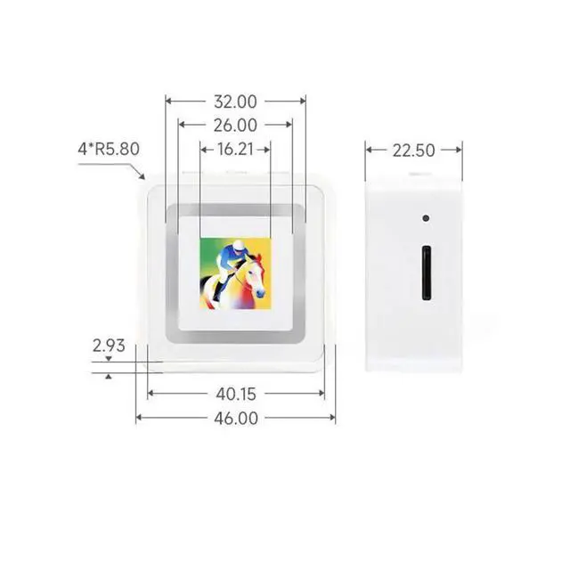 Alt view image 2 of 3 - RP2350 0.85-Inch LCD Development Board with RGB Ambient Lighting and Audio Playback/Capture Capabilities