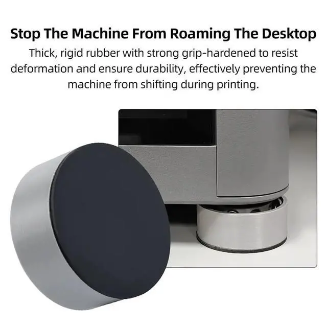 Alt view image 2 of 3 - For P2S Anti-Vibration Foot Strong Shock Absorption 3D Printer Foot Pad Improve Print 3D Printer Part