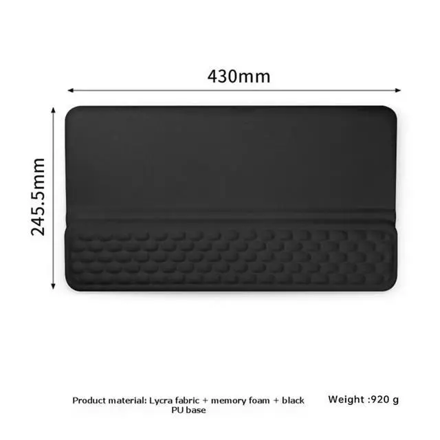 Alt view image 2 of 3 - Wrist Rest with Keyboard Stand Computer Wrist Support Pad Ergonomic Keyboard Riser Holder Lifter Tray for Home A