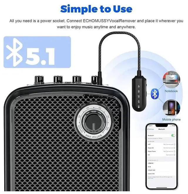 Alt view image 2 of 3 - AI Vocal Remover , Real Time Voice Elimination Device, Karaoke Vocal Remover for Singing Practice