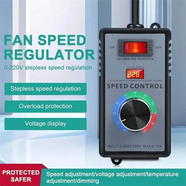 Main image of 4000W Motor Controller Brushless Motor Speed Controller PWM Drive Controller for Fans and Power Tools BR Plug
