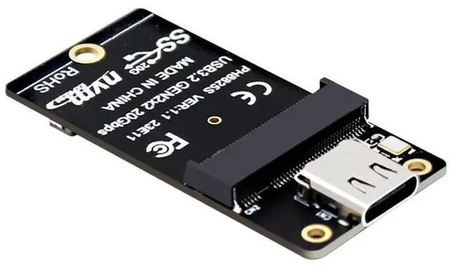 Main image of NVME to USB 3.2 Type-C Adapter M2 NVME SSD Adapter ASM2364 USB 3.2 GEN2 X2 20Gbps Support M2 Nvme SSD 2230/42/60/80