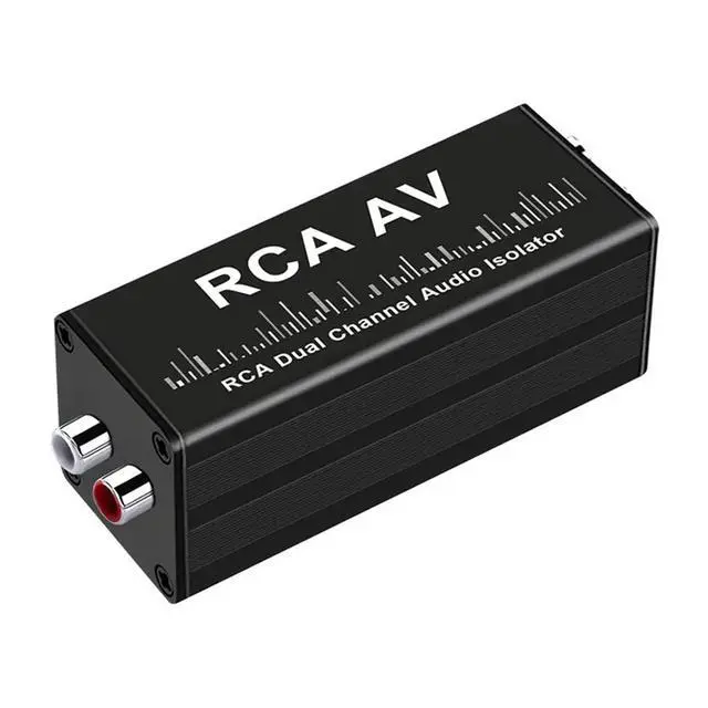 Alt view image 3 of 3 - Audio Noise Filter Ground Loop Isolator for Hum Static Car Home Stereo System Car Audio Filter
