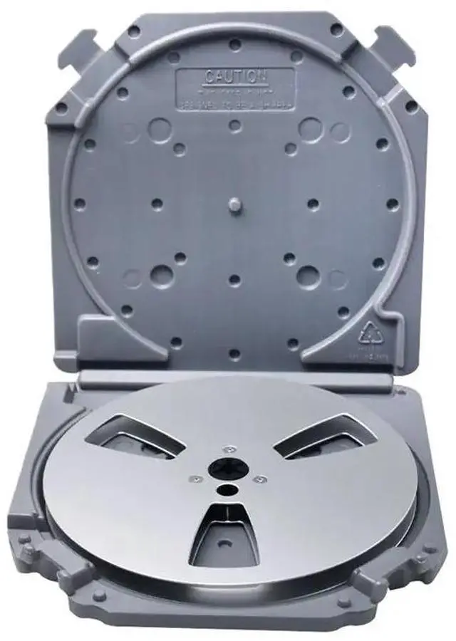 Main image of 7In Open Reel Tape Case With Empty Takeup Reel And Storage Box, Full Protection B