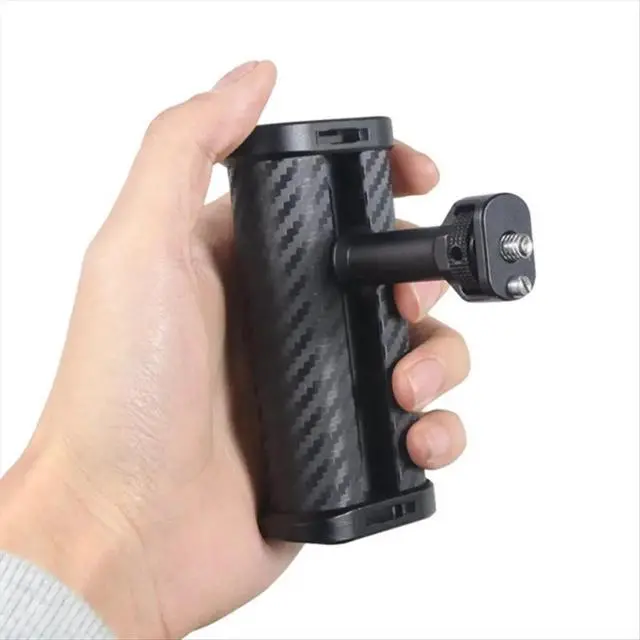 Alt view image 2 of 3 - Mini Side Handle Handgrip with Dual 1/4 Mount for Mirrorless Digital Camera DSLR Camera Cage Built-in Wrench