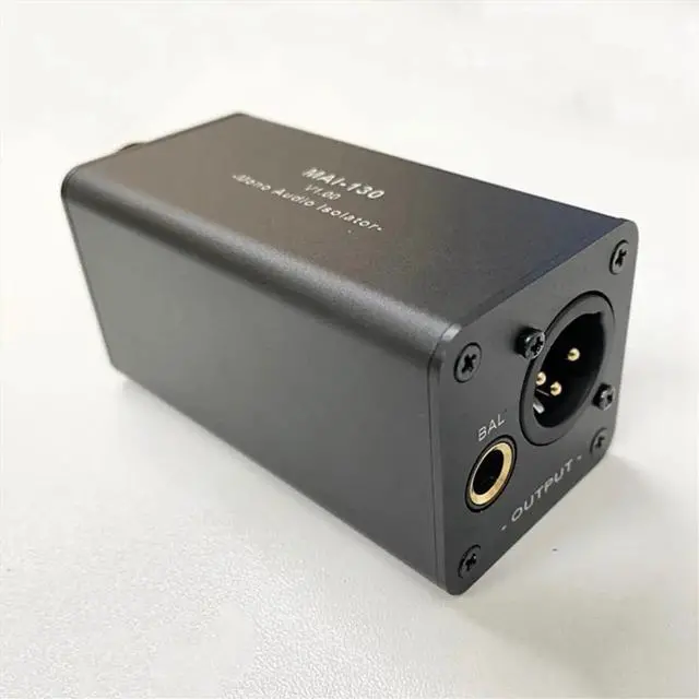Main image of Audio Isolator Noise Reduction,Eliminates Current Noise,DI Grounding Box,6.5 XLR Mixer Audio Isolator, MAI-130 Mono