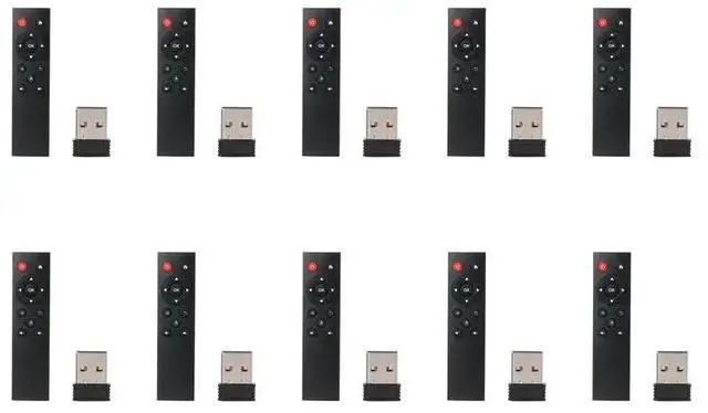 Main image of 10X Universal 2.4G Air Mouse Keyboard Remote Control For PC Android TV Box