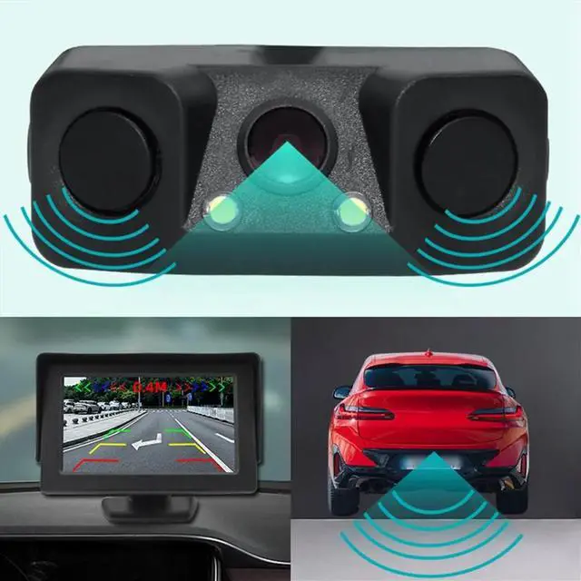 Main image of HD CCD Car Rear View Camera Parking Radar Detector Sensor LED Night Vision Waterproof Reverse Camera