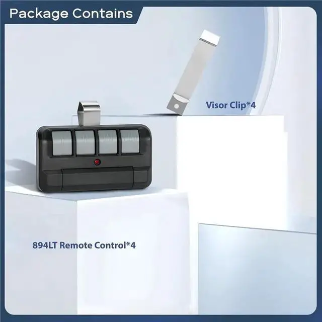 Alt view image 2 of 3 - Security+ 2.0 4Pcs 894LT 4-Button Garage Door Opener Remote For Liftmaster Chamberlain Craftsman, Replaces 811LM