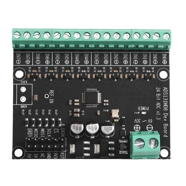 Alt view image 2 of 3 - ADS131M08 ADC Module 8 Differential Input Channels Module ADS131M08 24-Bit High Accuracy Analog-To-Digital Converter