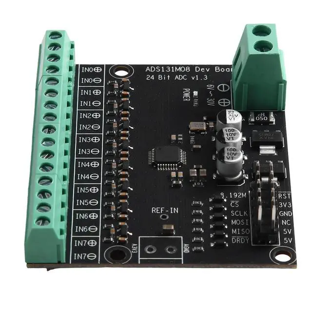 Alt view image 3 of 3 - ADS131M08 ADC Module 8 Differential Input Channels Module ADS131M08 24-Bit High Accuracy Analog-To-Digital Converter