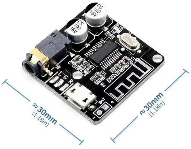 Main image of VHM-314 Bluetooth Audio Receiver Board Bluetooth 5.0 MP3 Lossless Decoder Board Stereo Music Module 30Pcs