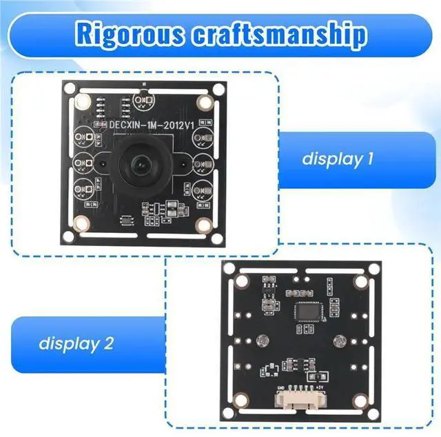 Main image of 3PCS 100 Degree Camera Module 1MP OV9732 1280X720 USB Free Driver Manual Focus, With 2 Meter Cable For Winxp/7/8/10