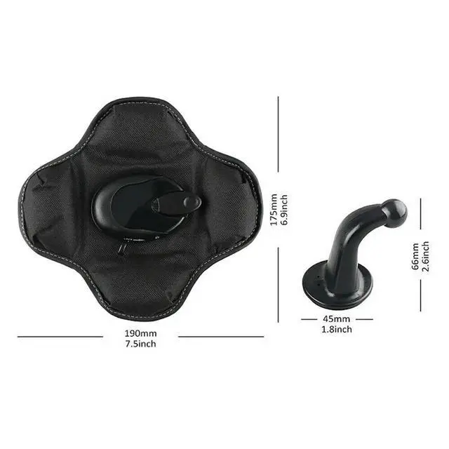 Alt view image 3 of 3 - Friction Mount Holder for Nuvi 2639lmt 2689lmt, Adjustable Metal Arm, Non-Slip Beanbag Base