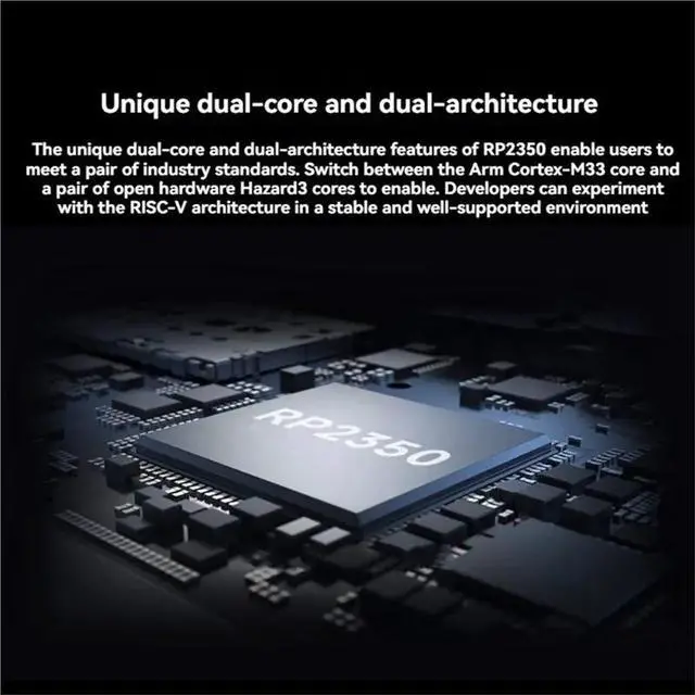 Alt view image 3 of 3 - RP2350 1.54Inch LCD Display Development Board Type-C Port, 2.4Ghz Wi-Fi Dual-Core Architecture, Voice Interaction Support