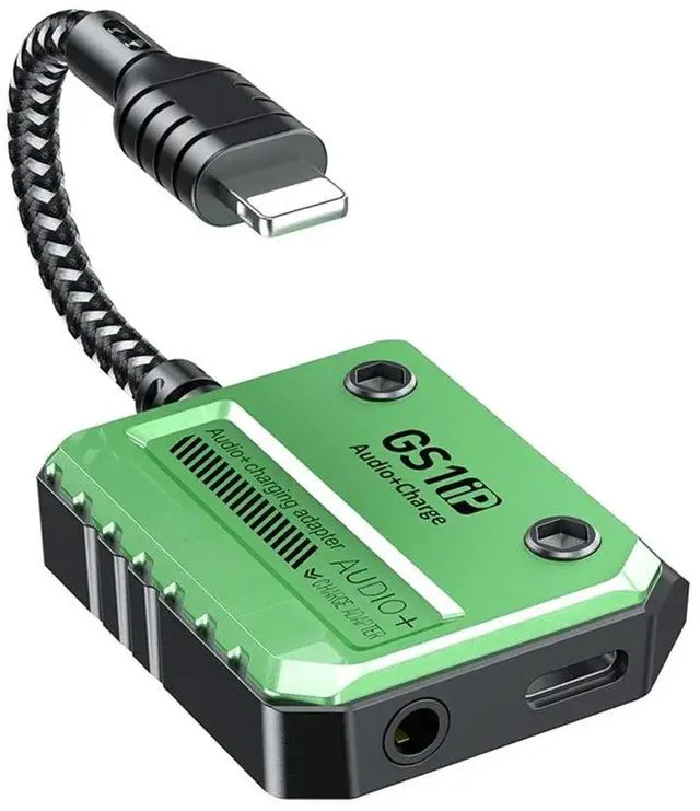 Alt view image 3 of 3 - GS1 30W Fast Charging Adapter Audio Adapter for Aux 3.5mm Audio Converter for 12/13/14