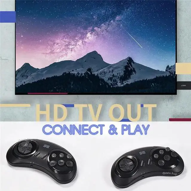 Alt view image 2 of 3 - Y2 Retro Video Game Console Built-in 900 Games for 2 for Video Game Controller