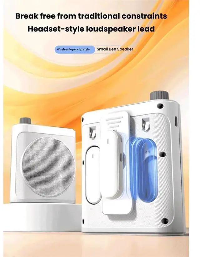 Main image of Magnetic Clip-on Voice Amplifier with Clip-on Microphone Speaker Suitable for Teachers Speech Guide