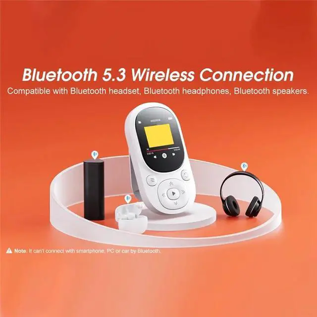 Alt view image 2 of 3 - 32GB Clip MP3 Player Music Player Bluetooth MP3 Mp4 Player With FM Radio Recording Pedometer For Kids Easy