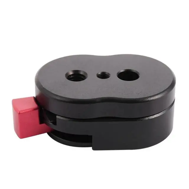 Alt view image 2 of 3 - 4X Field Monitor Quick Release Plate For LCD Monitor Magic Arm LED Light Camera Camcorder Rig With 1/4-Inch Screw Hole