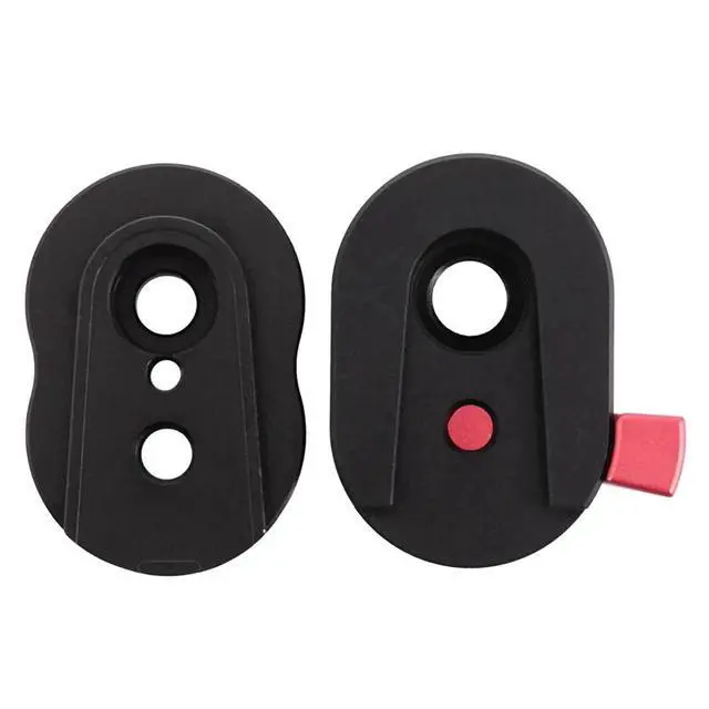 Alt view image 3 of 3 - 4X Field Monitor Quick Release Plate For LCD Monitor Magic Arm LED Light Camera Camcorder Rig With 1/4-Inch Screw Hole