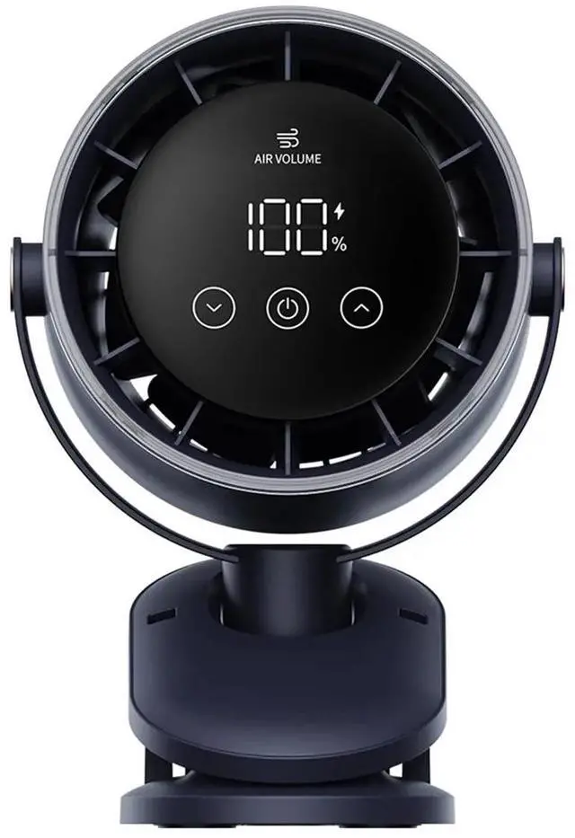 Alt view image 3 of 3 - Rechargeable Clip on 360° Rotate Quiet Turbo Desk Fan for Stroller Bed Travel Camping,Strong Wind, USB Operated