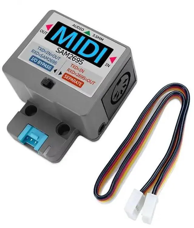 Main image of Audio Processing 3.5 Interface For M5stack MIDI Unit Serial Port To MIDI Unit SAM2695