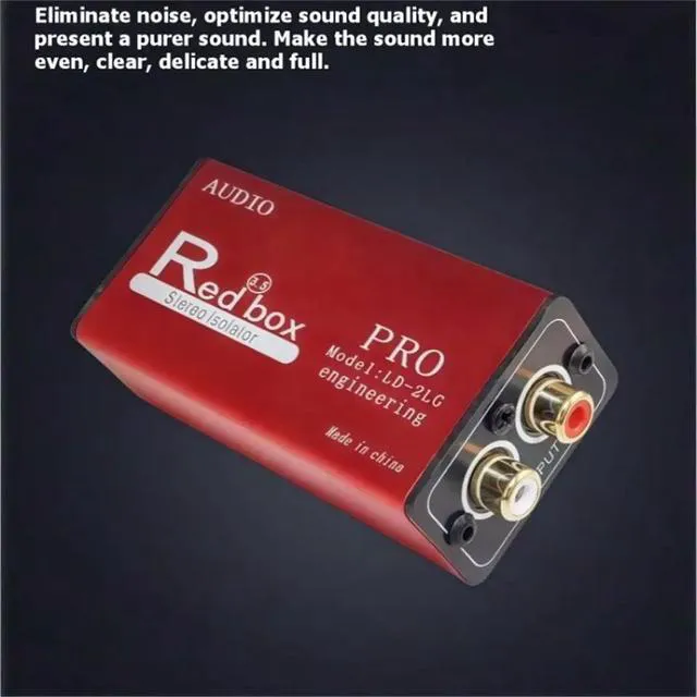 Alt view image 2 of 3 - Audio Isolator Audio Current Hum Canceller AV Noise Filter Noise Reduction High Fidelity Anti-Interference