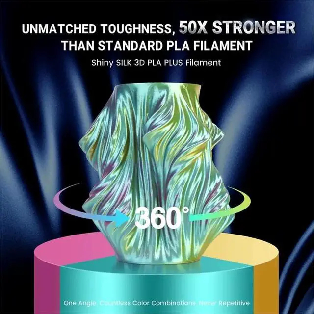 Alt view image 2 of 3 - 1.75mm Matte Texture PLA+ 3D Printer Filament High Speed Printing Consumables Special Designed for 3D Printers