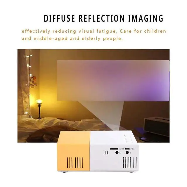 Alt view image 2 of 3 - School Season Multi-Functional Classroom Mini Projector LED Mini 1080P HD Projector