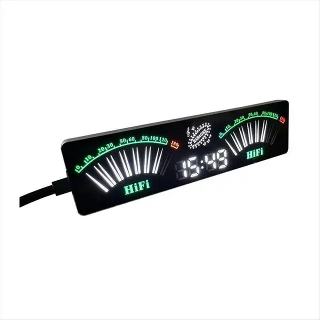 Alt view image 2 of 6 - Voice-Activated Music Pointer LED Display with Adjustable Sensitivity Voice Controlled Music Spectrum