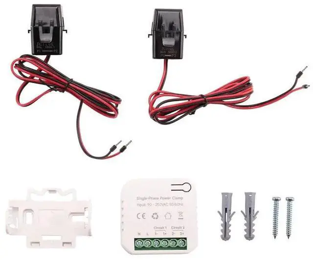 Main image of Tuya Smart Energy Meter 80A With Current Transformer Clamp Kwh Power Monitor Electricity Statistics 90- 250V