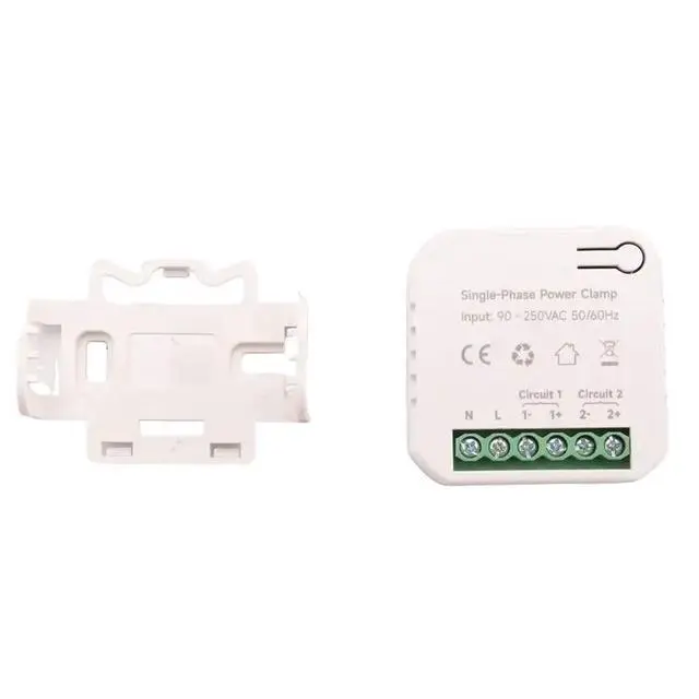 Alt view image 3 of 3 - Tuya Smart Energy Meter 80A With Current Transformer Clamp Kwh Power Monitor Electricity Statistics 90- 250V