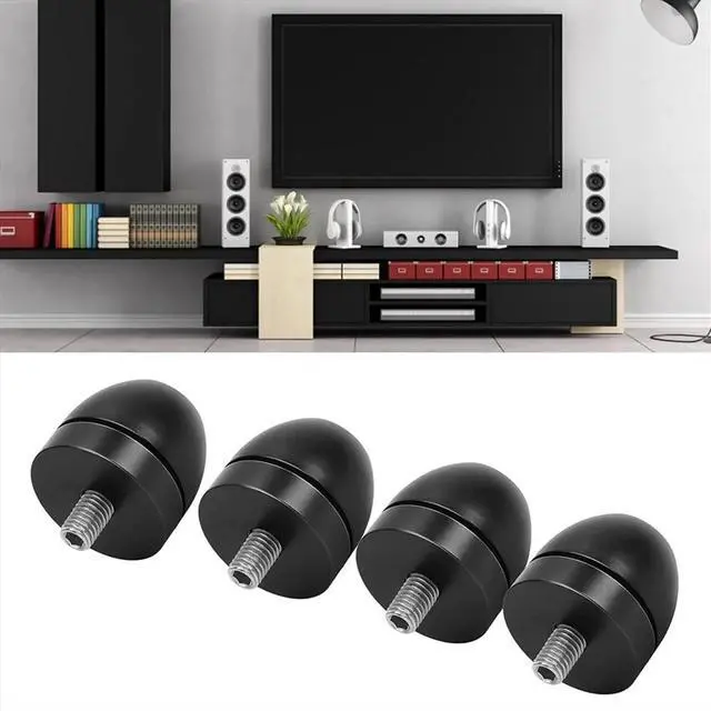 Main image of 4 Pcs HIFI Audio Speakers Amplifier Chassis FE Ball Foot Pad Feet Base Nail Spikes Stands with M8