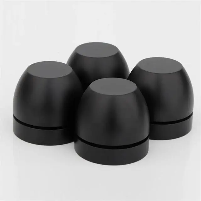 Alt view image 2 of 3 - 4 Pcs HIFI Audio Speakers Amplifier Chassis FE Ball Foot Pad Feet Base Nail Spikes Stands with M8