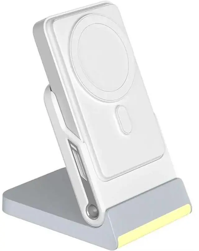 Main image of Magnetic Charging Charging Power Stand 5-In-1 Folding Design Works For 16 Pro And Watch Ultra 8 White
