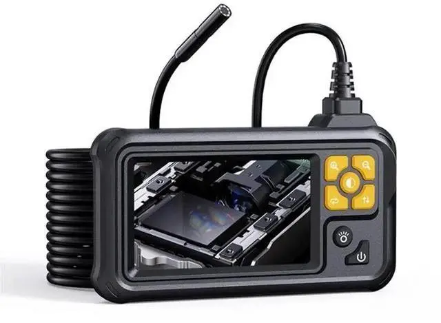 Main image of Endoscope Camera With Light 1080P HD Borescope Inspection Camera With LED Lights 4.3" Screen 5M Semi-Rigid Cable