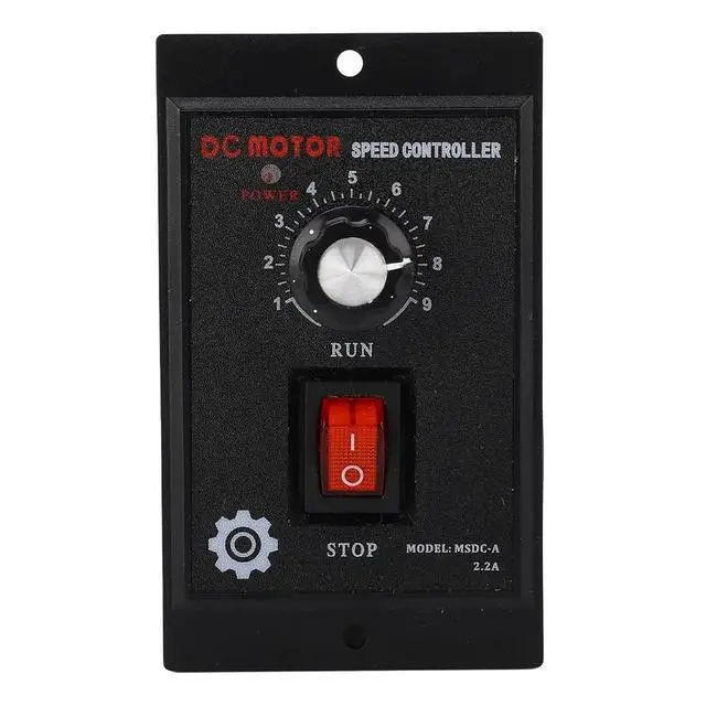 Alt view image 3 of 3 - DC Motor Speed Controller, 110V AC Input 110V DC Output Motor Control Switch Sensitive for 50W 100W 120W Motors(400W)