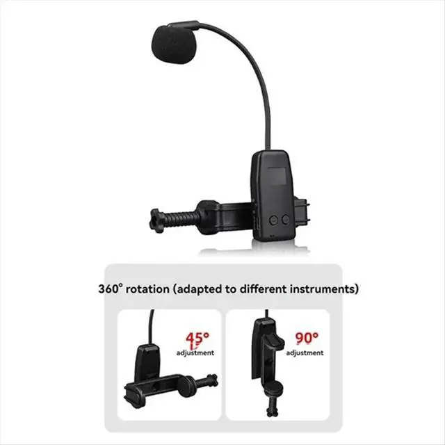 Alt view image 2 of 3 - 2 4G Mic Solution for Violin Viola Cello Players Robust Connection with Simultaneous Charging Capability