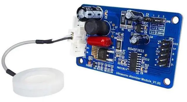 Main image of BMZ00040 Driver Board Compatible Ultrasonic Atomizing Humidifier Module 1.7/2.4Mhz Atomizing Sheet