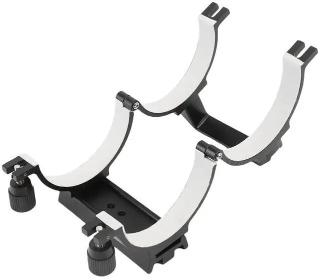 Main image of Telescope Tube Ring Aluminum Alloy Optical Tube Clamp with Padding Strips for 80mm to 90mm Astronomical Telescope