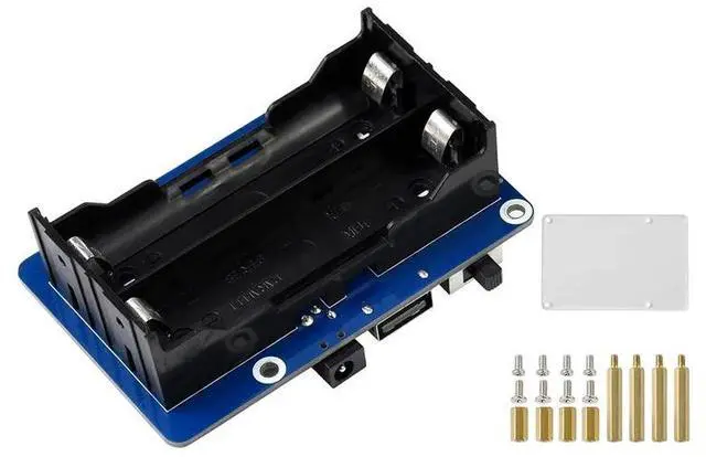 Alt view image 3 of 3 - Waveshare 5V Uninterruptible Power Supply UPS Module HAT Kit For RPI Raspberry Pi 3 3B Plus 4 Model B 4B EU Plug-AAAE