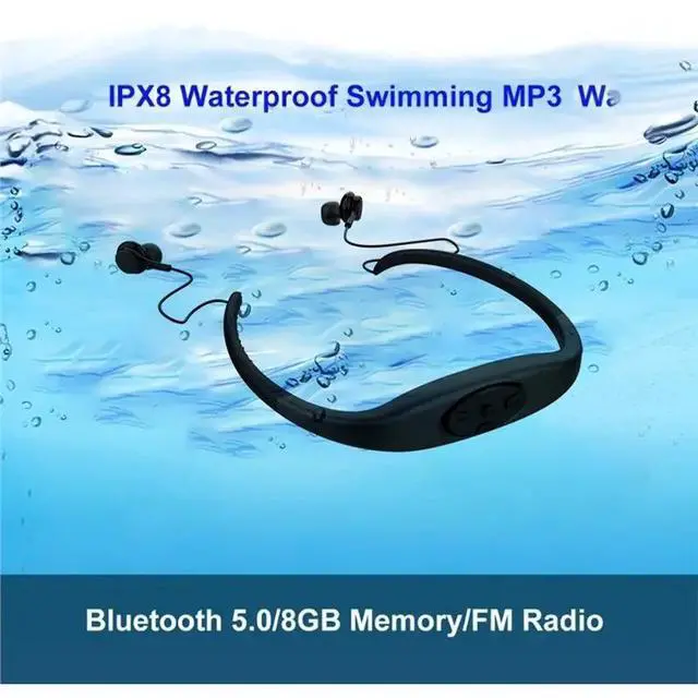 Alt view image 2 of 3 - Underwater Sports Earphone MP3 Player Waterproof For Receiving Mode Bluetooth Headphones For Swimming Music Player, PC