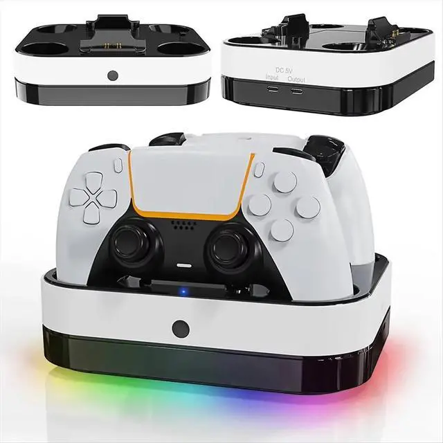 Alt view image 2 of 3 - For Dual Controller Charging Dock Charging Station Controller Charger Station for Charger